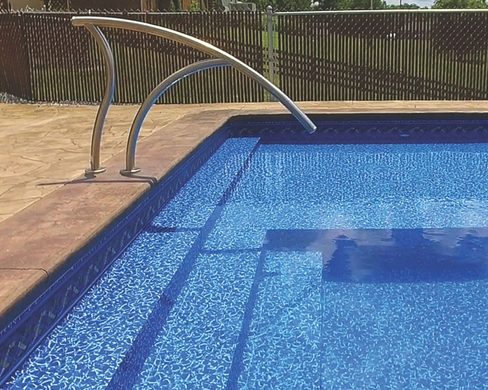 Radiant Metric Series In-ground Pools Walk-In Steps