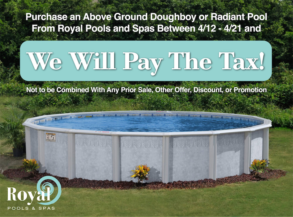 Tax Relief Promo for Pools!