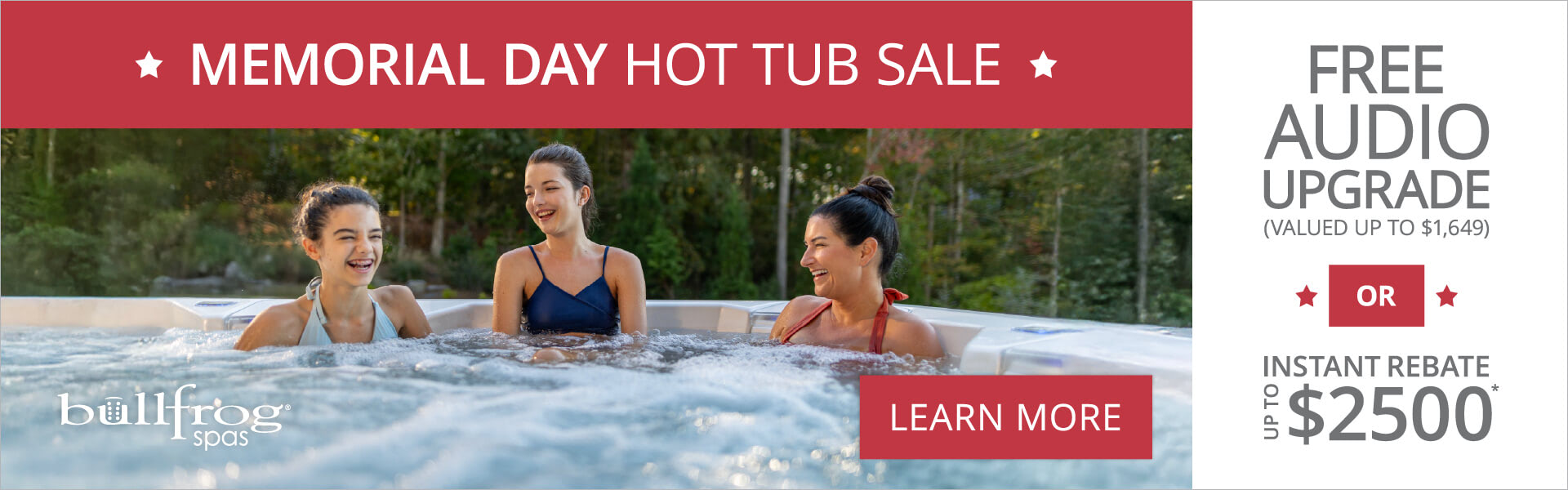 2025 Memorial Day Hot Tub Sale