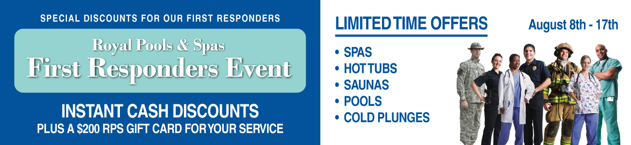 Royal Pools and Spas First Responders Event